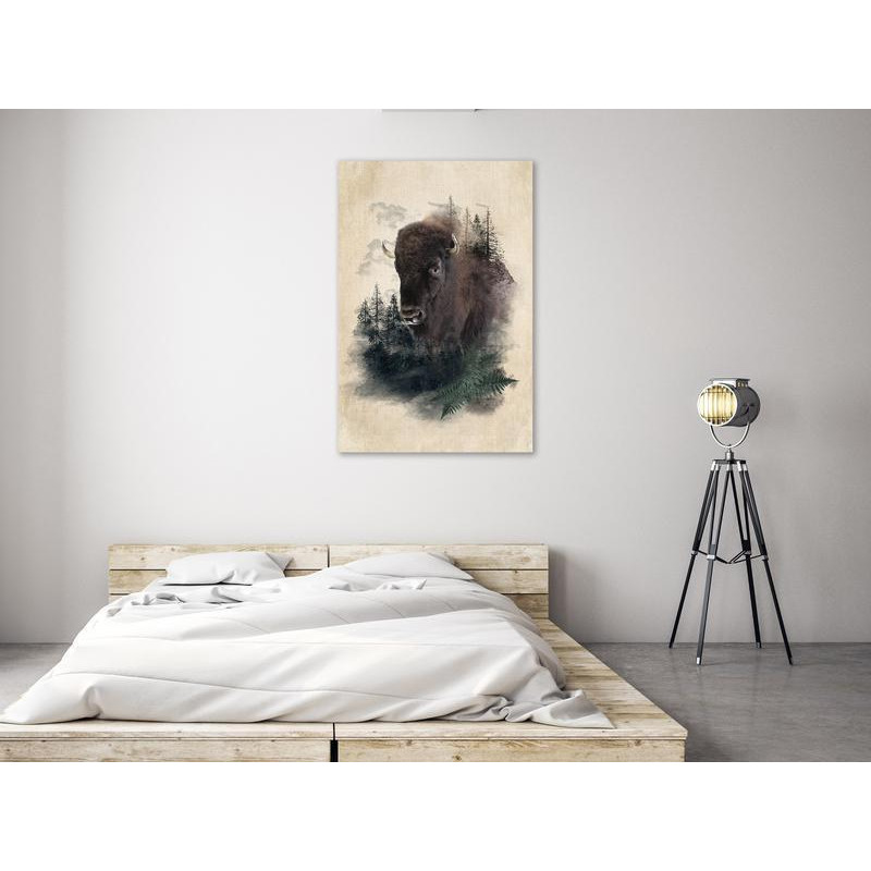 31,90 € Leinwandbild - Stately Buffalo (1 Part) Vertical