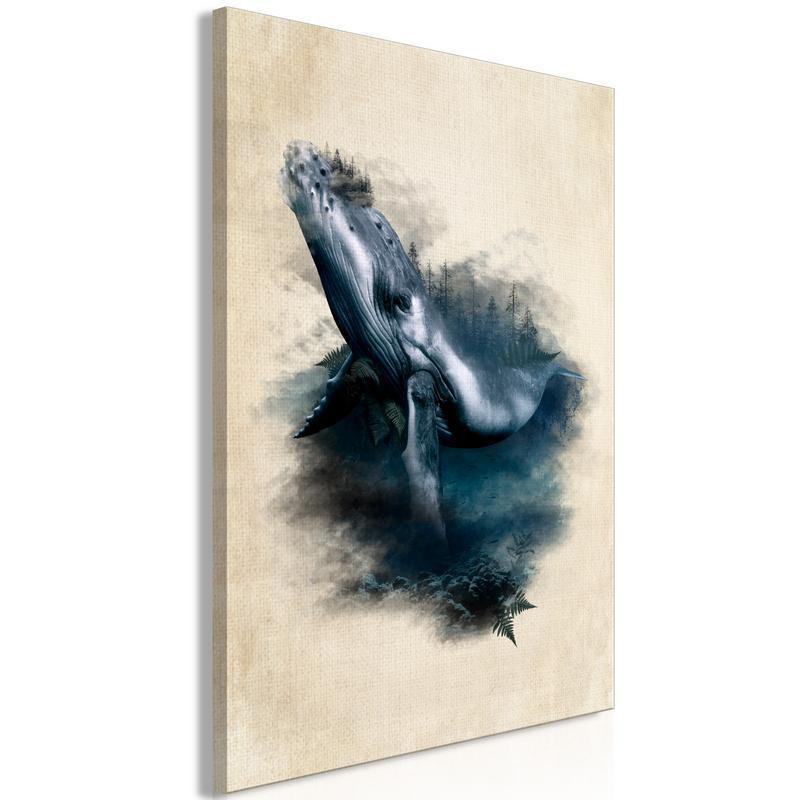 31,90 € Canvas Print - Underwater Adventure (1 Part) Vertical