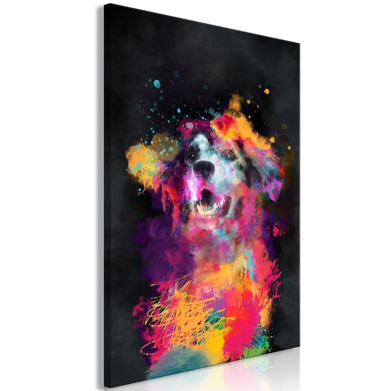 31,90 € Canvas Print - Dogs Joy (1 Part) Vertical