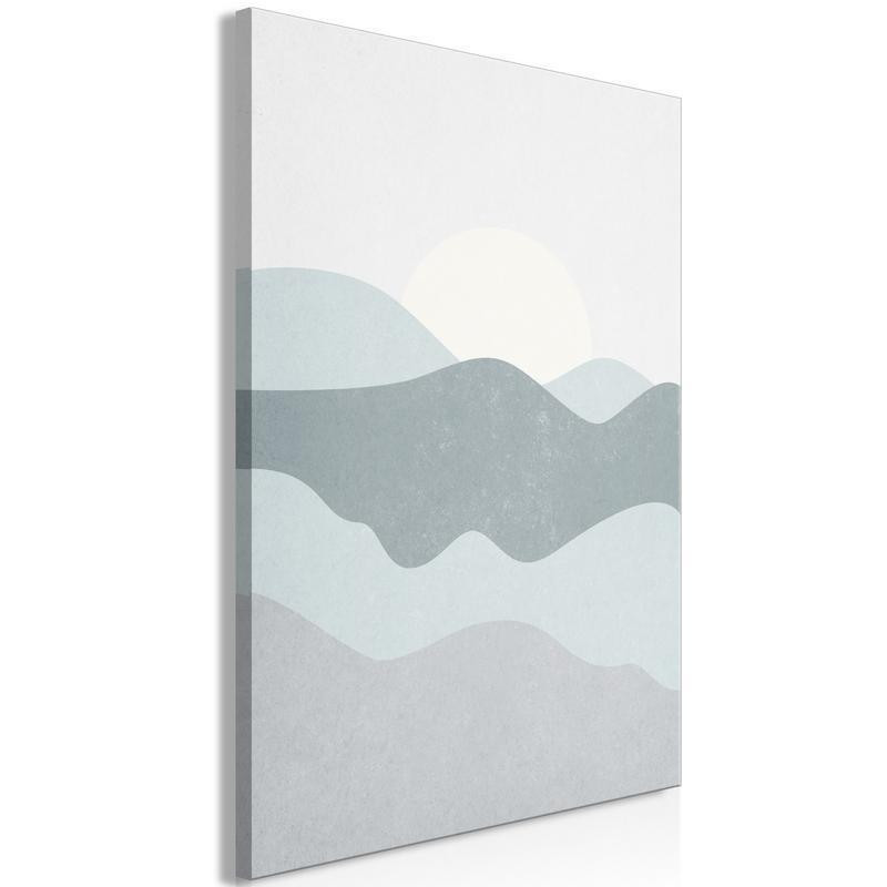 31,90 € Canvas Print - Sun Over Mountains (1 Part) Vertical