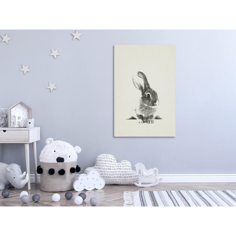 31,90 € Seinapilt - Fluffy Bunny (1 Part) Vertical