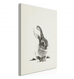 Canvas Print - Fluffy Bunny (1 Part) Vertical