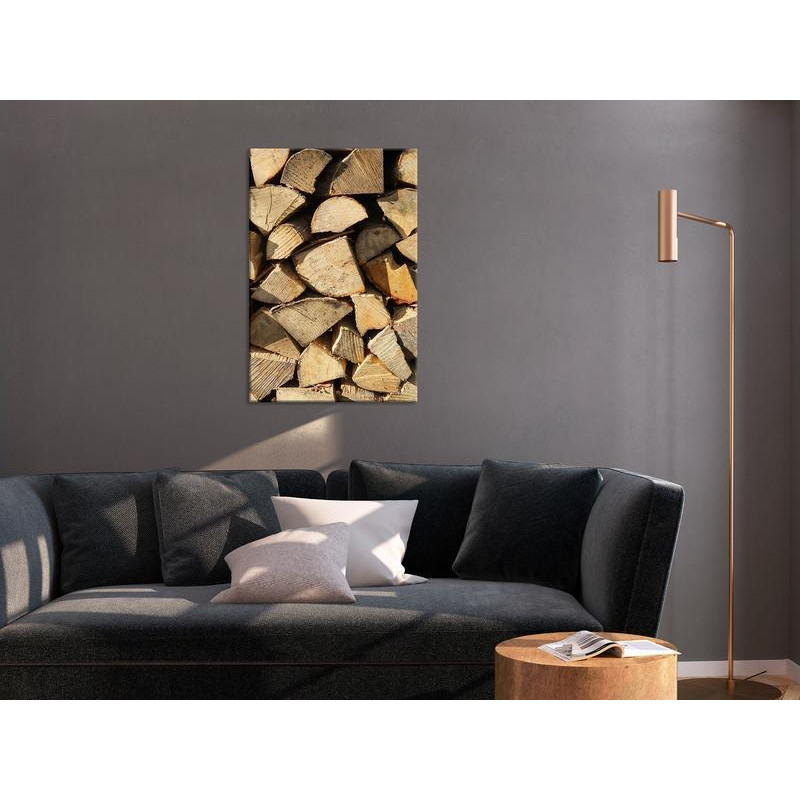 61,90 € Seinapilt - Beauty of Wood (1 Part) Vertical
