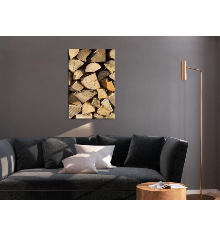 61,90 € Leinwandbild - Beauty of Wood (1 Part) Vertical