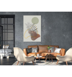 61,90 € Schilderij - Shadow of Palm Tree (1 Part) Vertical