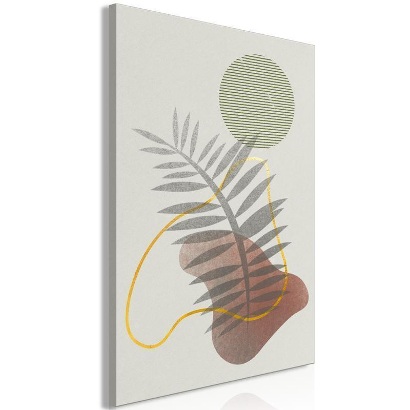 61,90 € Canvas Print - Shadow of Palm Tree (1 Part) Vertical