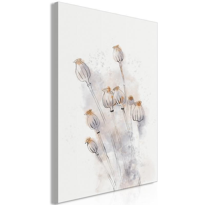 61,90 € Canvas Print - Peaceful Poppies (1 Part) Vertical