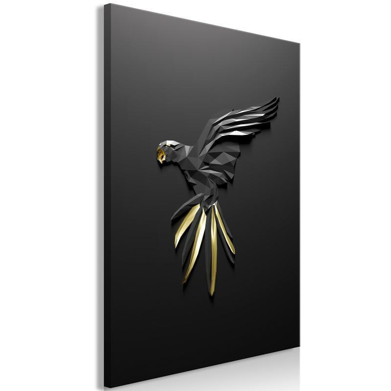 61,90 €Quadro - Black Parrot (1 Part) Vertical