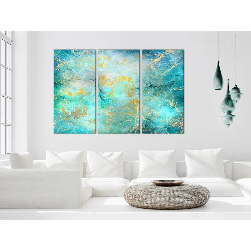 61,90 € Schilderij - Emerald Ocean (3 Parts)