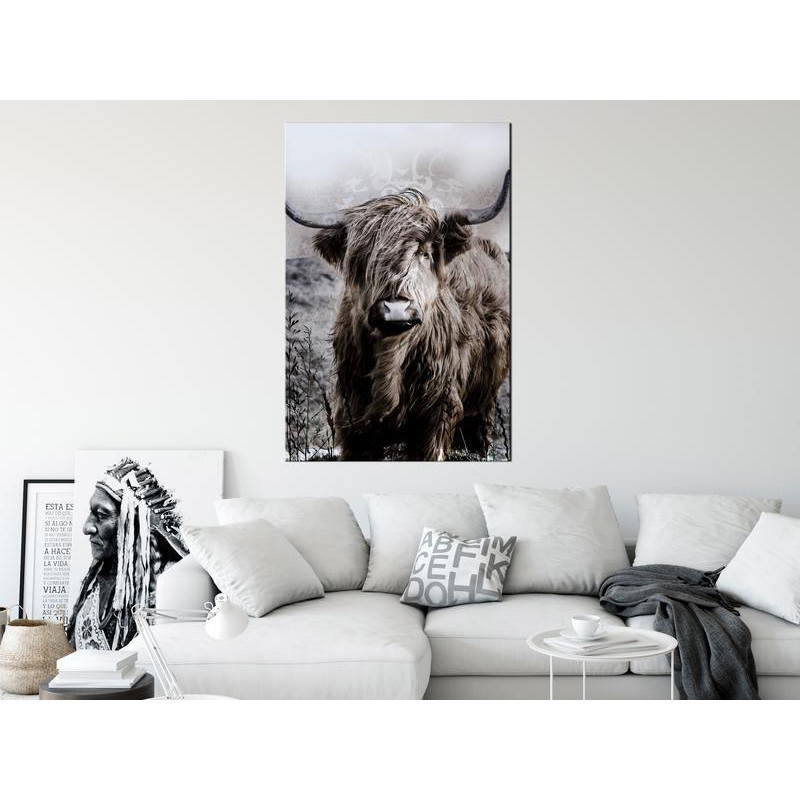 31,90 € Paveikslas - Highland Cow in Sepia