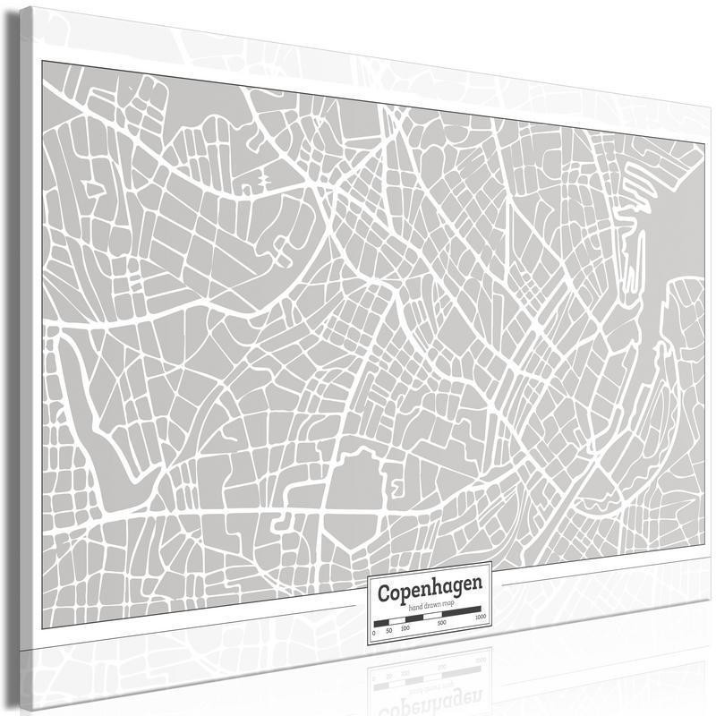 31,90 € Canvas Print - Capital of Denmark (1 Part) Wide