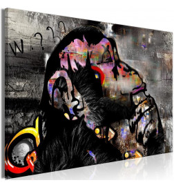 31,90 € Canvas Print - Pensive Monkey (1 Part) Wide