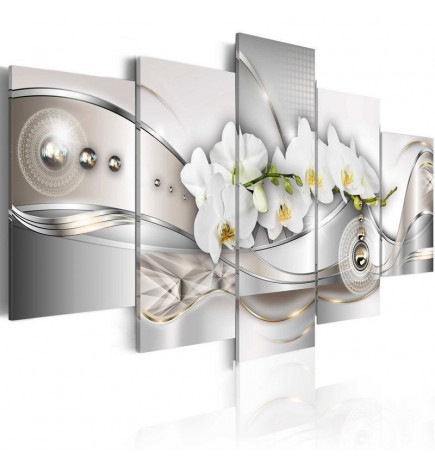 70,90 € Canvas Print - Pearl Dance of Orchids