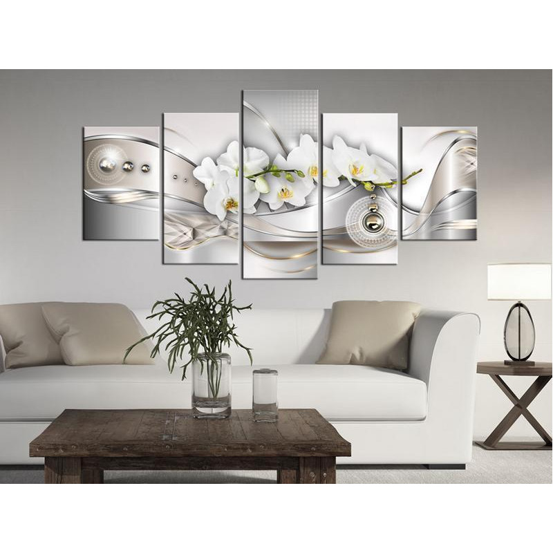 70,90 € Canvas Print - Pearl Dance of Orchids