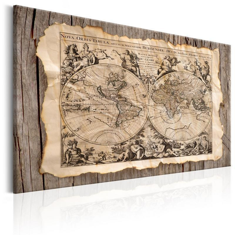31,90 € Canvas Print - The Map of the Past