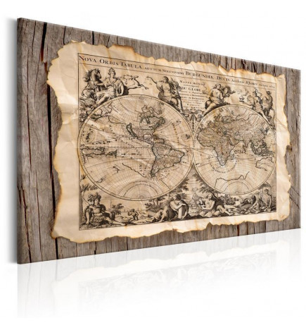 Schilderij - The Map of the Past
