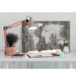 31,90 € Glezna - World Map: Wooden World
