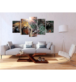 70,90 € Canvas Print - Leopard Relaxation