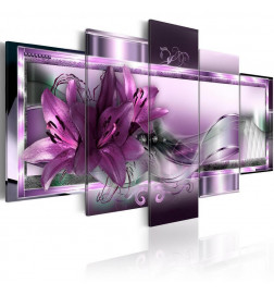 Leinwandbild - Purple Lilies