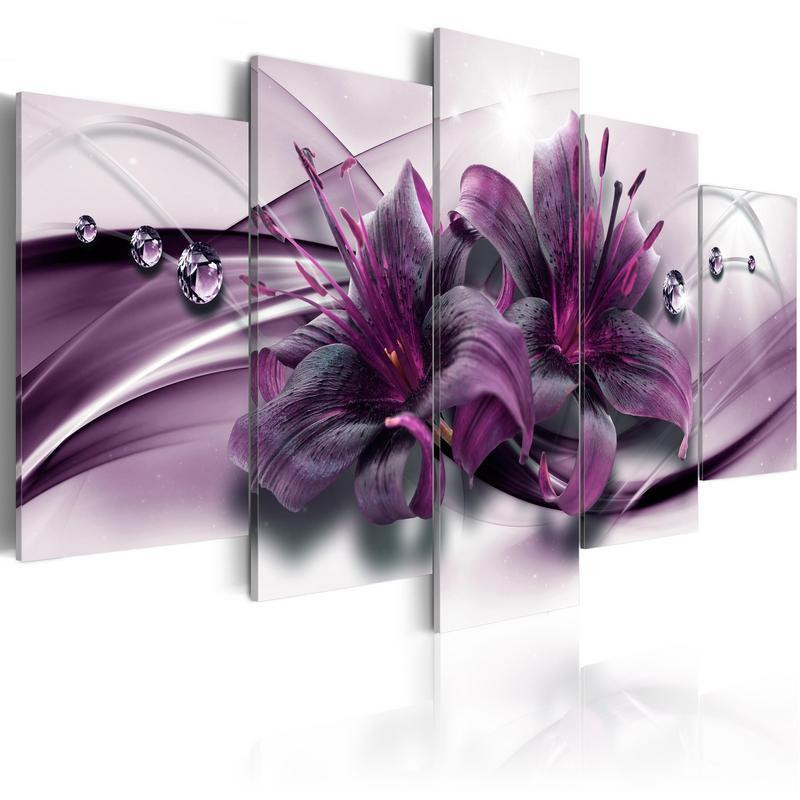 70,90 € Canvas Print - Violet Lily