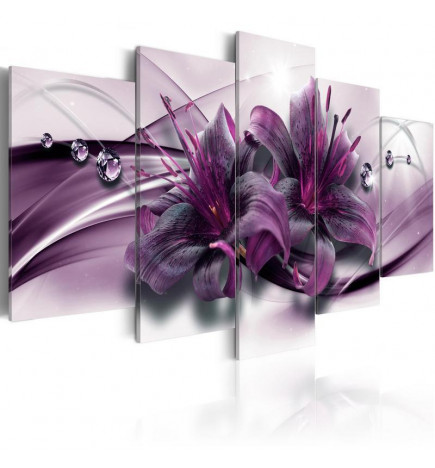 70,90 € Canvas Print - Violet Lily