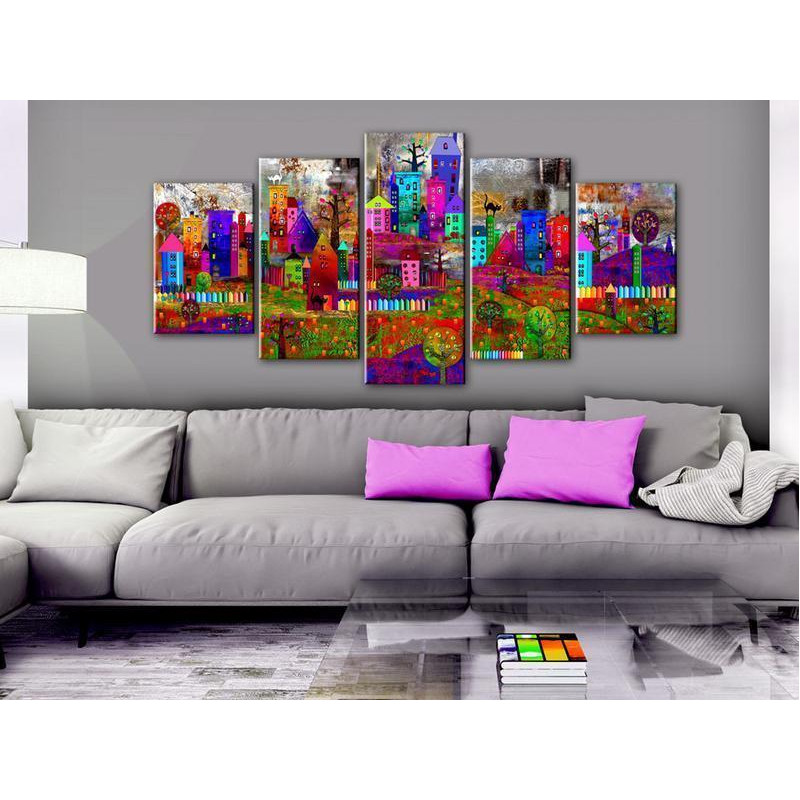 70,90 € Canvas Print - The City of Expression