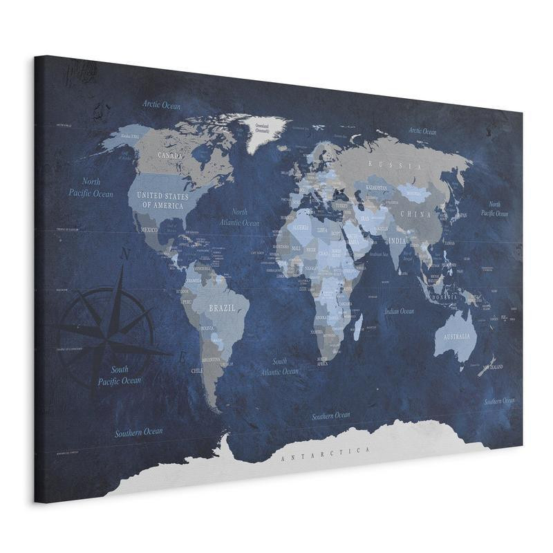 31,90 € Canvas Print - Dark Blue World