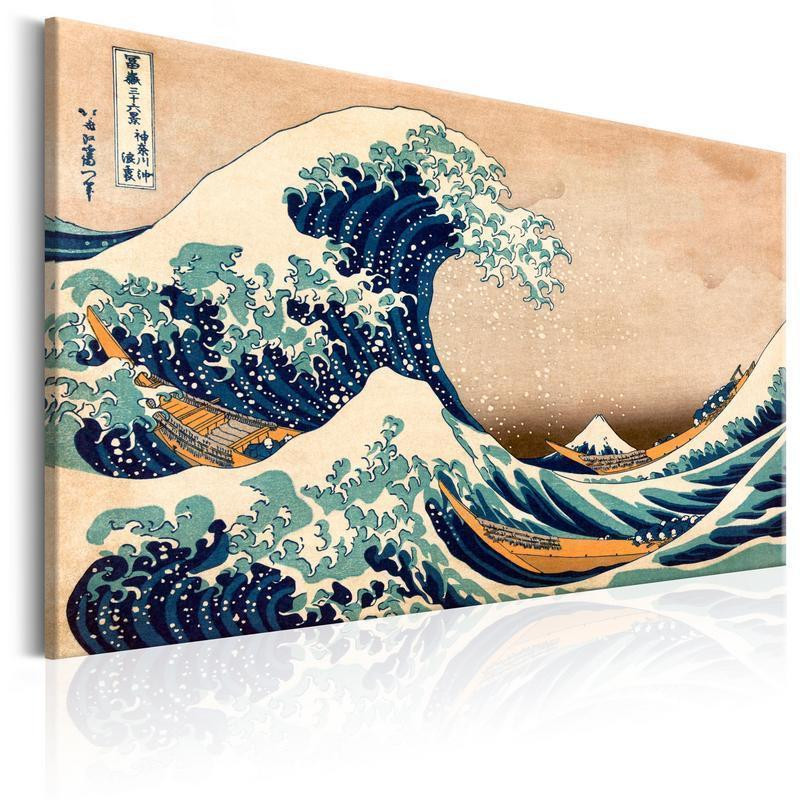 31,90 € Canvas Print - The Great Wave off Kanagawa (Reproduction)