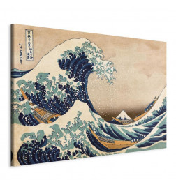 Leinwandbild - The Great Wave off Kanagawa (Reproduction)