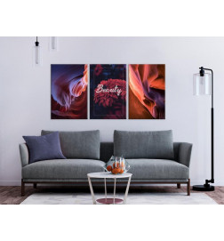 Canvas Print - Beauty of Canyons (3 Parts)