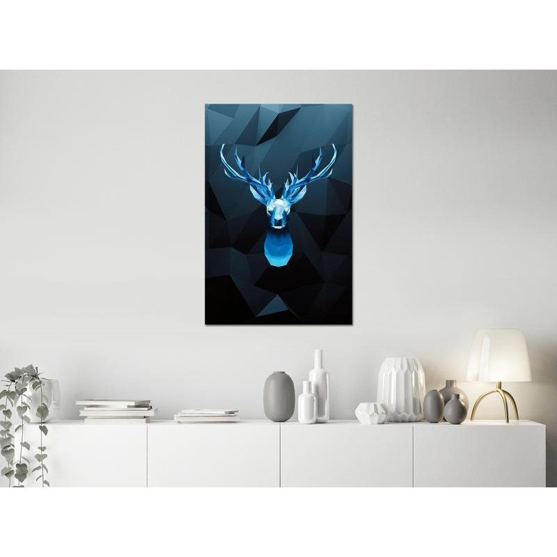 61,90 € Canvas Print - Ice Deer (1 Part) Vertical