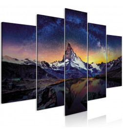 70,90 € Schilderij - Matterhorn (5 Parts) Wide