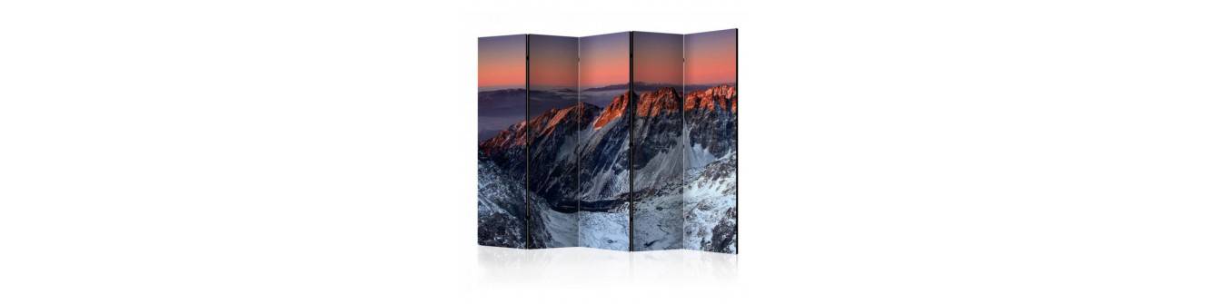 mountains and hills 5 panels