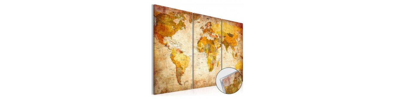 acrylic world map cm. 60x40 - 90x60 - 100x50 - 120x80 200x100
