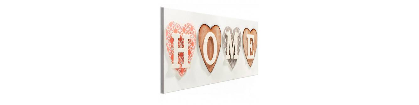 home - with hearts - mixed