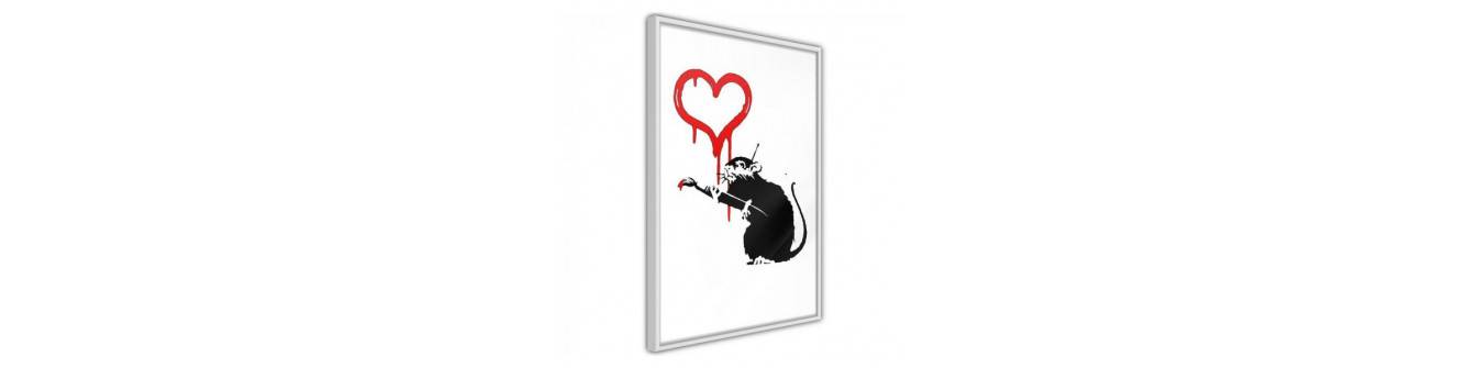 poster - muizen en muizen in liefde