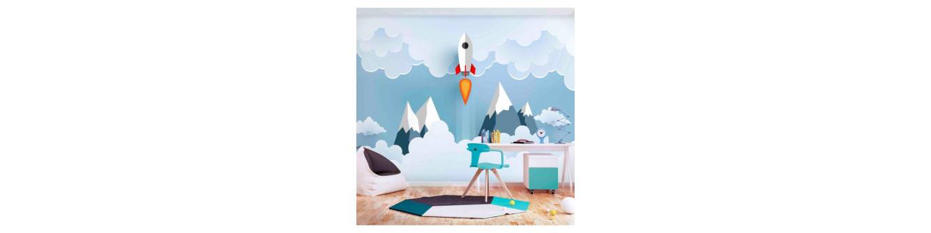 wall murals for children - science fiction and super heroes