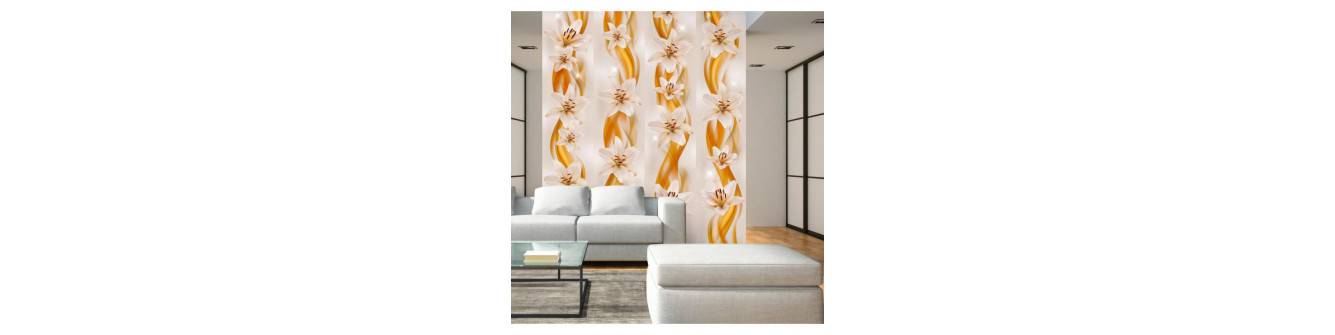 photo wall murals - flowers and trees cm. 50x1000