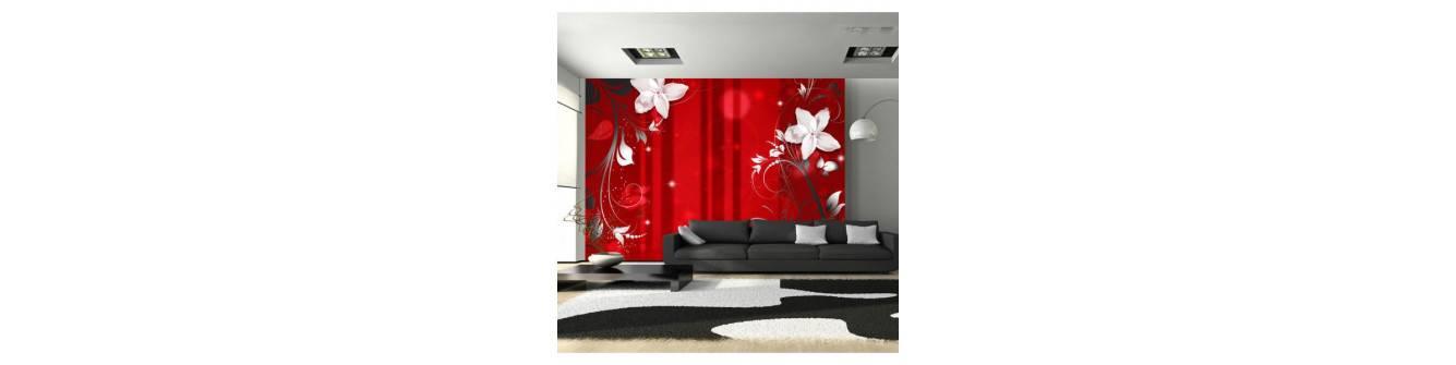 photo wall murals with elegant lilies