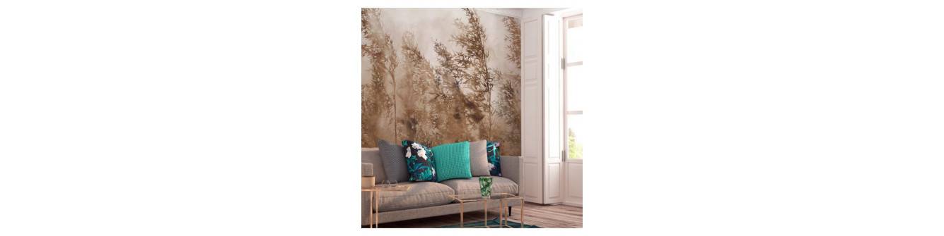photo wall murals with wild plants