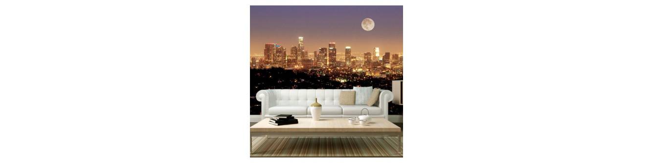 photo wall murals with Los Angeles