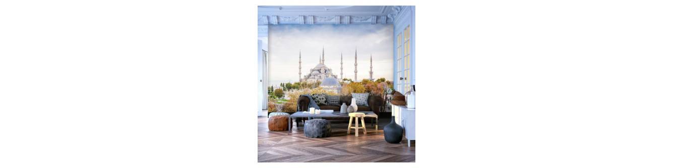 murais de parede de fotos com Istambul - Turquia