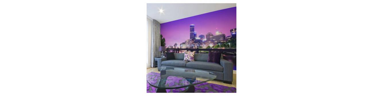 photo wall murals with Melbourne - Australia