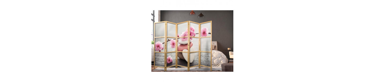 Japanese screens with 3 or 5 doors