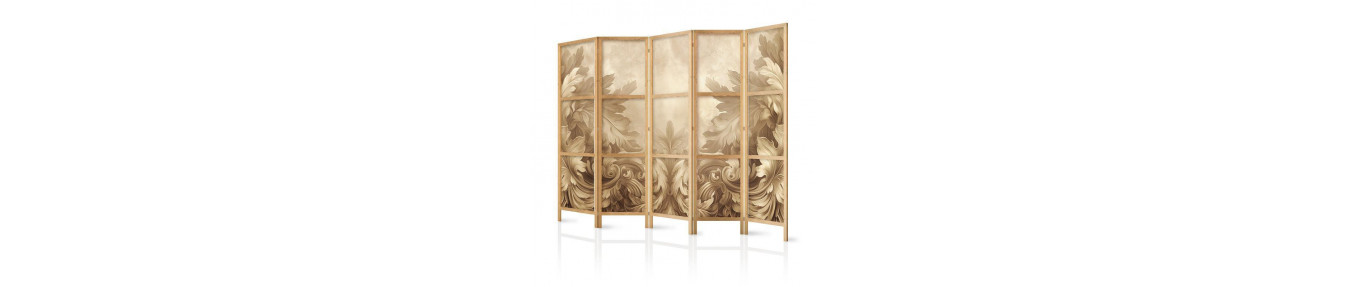 Paraventos con flora vintage