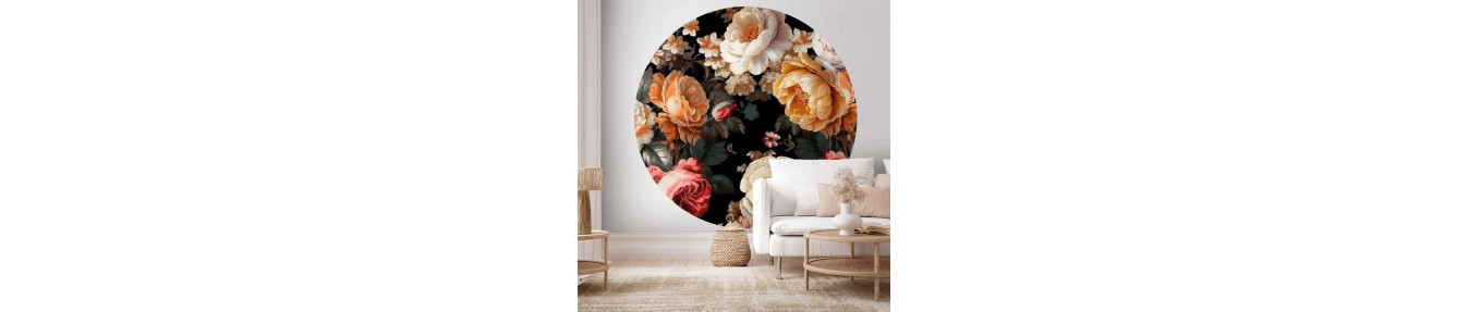 Round Wall Murals