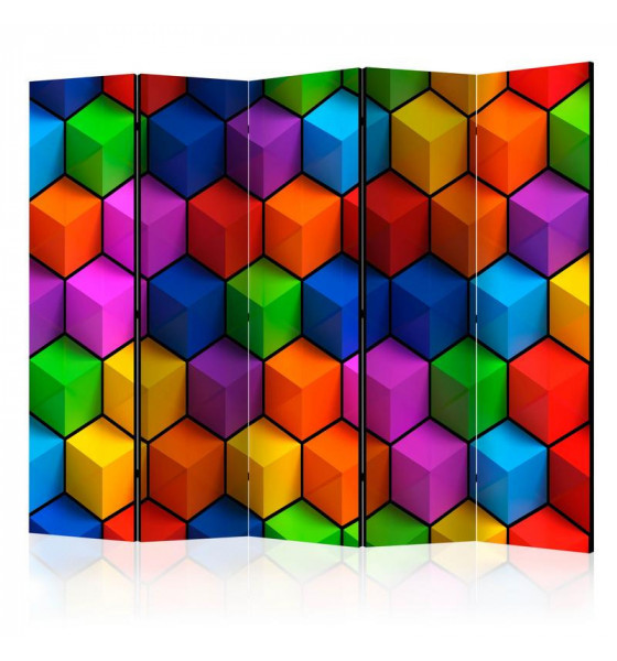 with cubes