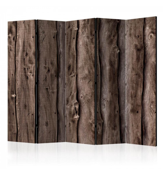 5 panel raw wood