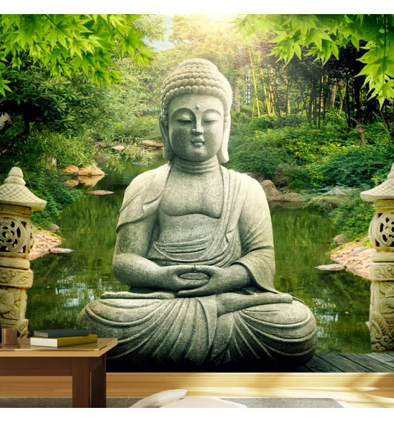oriental - buddha e pedras relaxantes