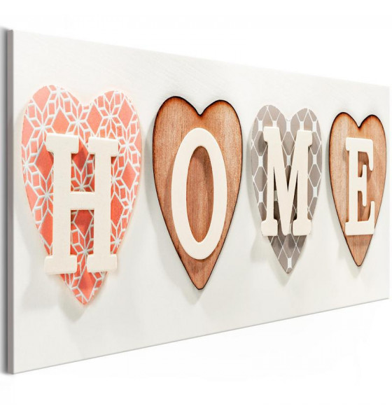 home - with hearts - mixed